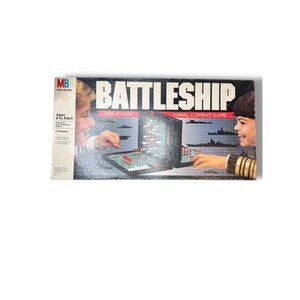 Vintage Milton Bradley Battleship Board Game Complete Classic Naval Combat